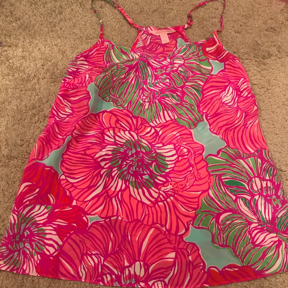 Lilly Pulitzer 100% silk top